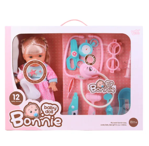 Păpușa Bonnie cu set medical , 30 cm