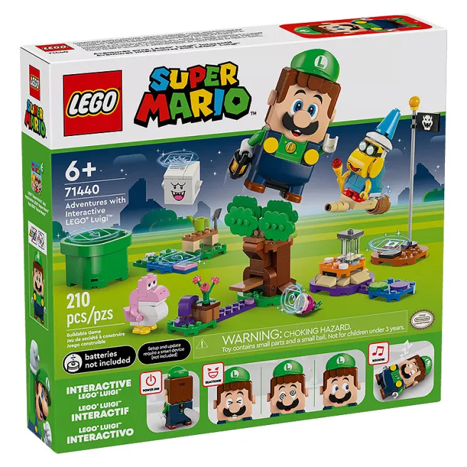 Constructor LEGO Super Mario Aventură cu LEGO Luigi interactiv, art. 71440