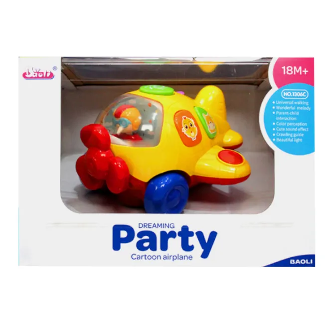 Avion colorat cu efecte luminoase, cod 922026