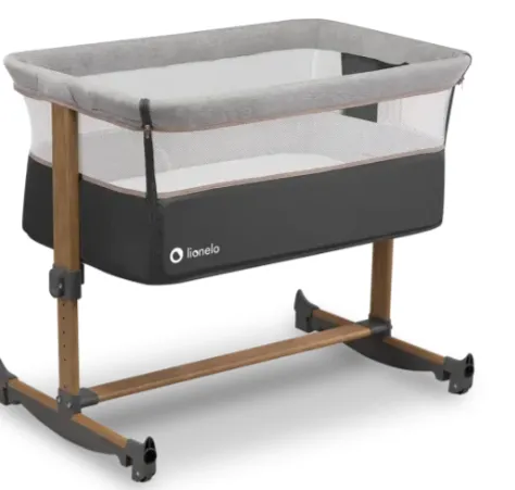 Patuț pentru copii 3 in 1 Lionelo Lionie Grey Stone