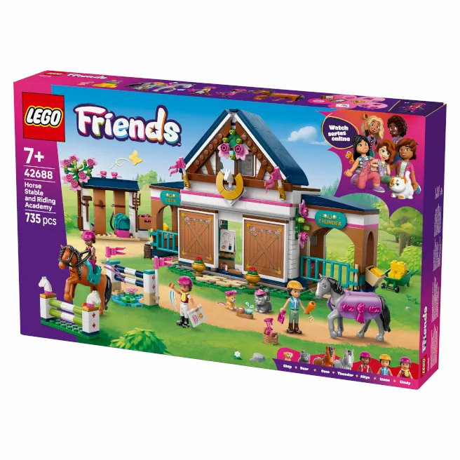 Constructor LEGO Friends Grajd și academie de echitație, art. 42688