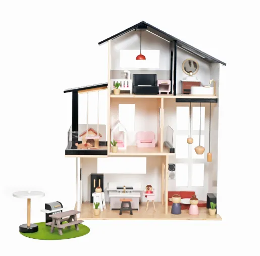 Căsuță de păpuși din lemn 59,5 x 30 x 79 cm, W06A539