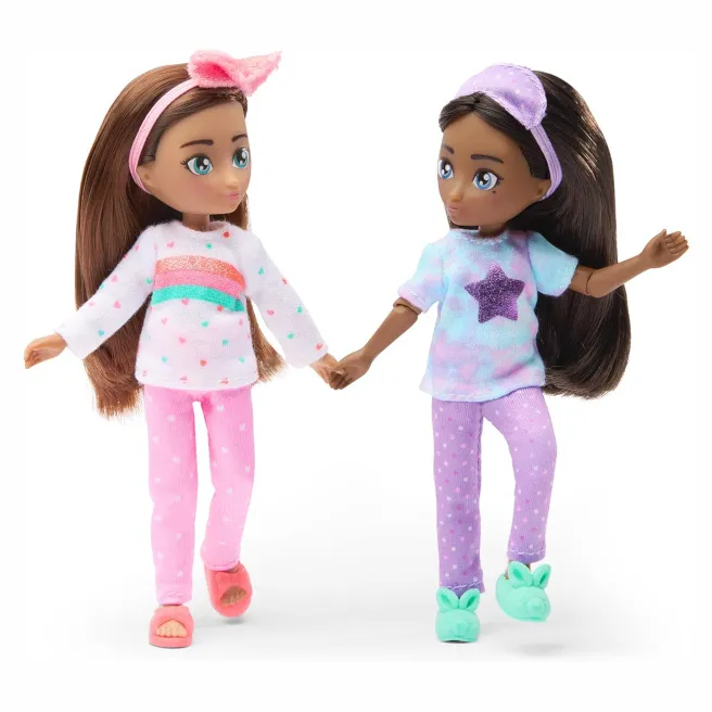 Set 2 păpuși Battat Hey Bestie Ora de culcare, cod 2032D Set 2 păpuși Battat Hey Bestie Ora de culcare, cod 2032D