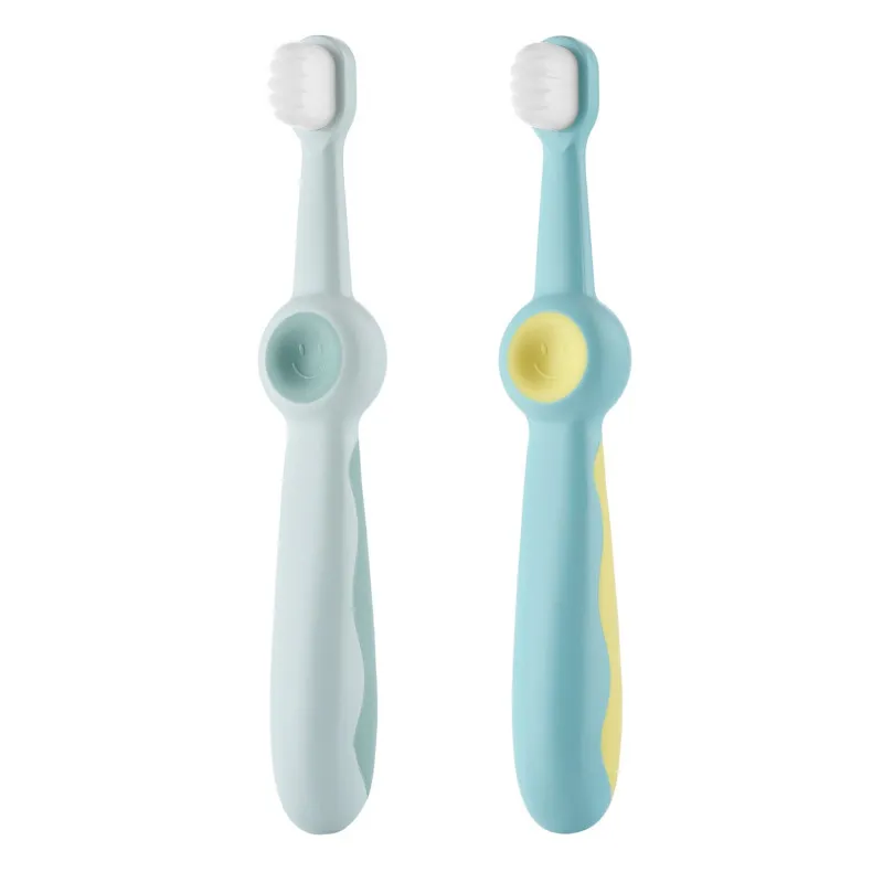 Set periuțe de dinți Roxy Kids „Smiley” 2 buc. (RTB-013-BG) Turcoaz+Verde