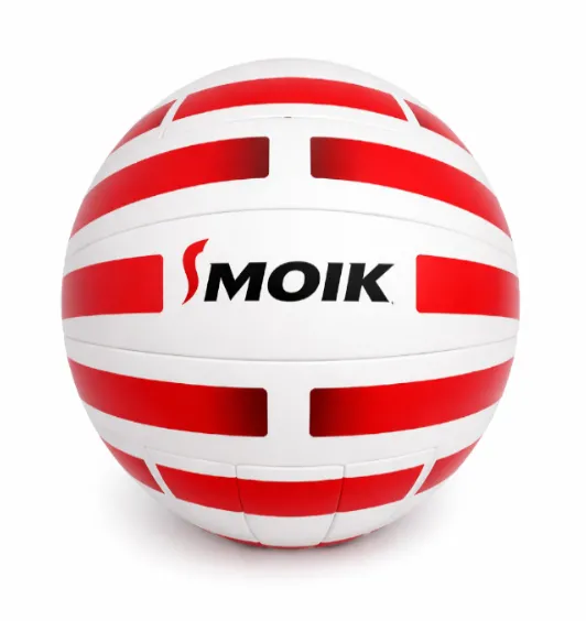 Minge de volei Size 5, cusută la mașină, roșie, cod 2120D.