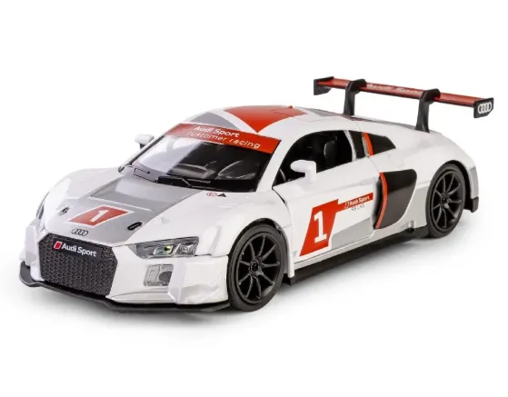 1:24 Audi R8 LMS alb cu sunete (se deschid usile)