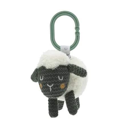 Jucărie cu pandantiv Kikkaboo Vibration Sleepy Sheep