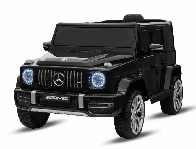 Mașină electrică Mercedes AMG G63, 12V 7Ah, 30W x2, neagră, S306 AMG G63
