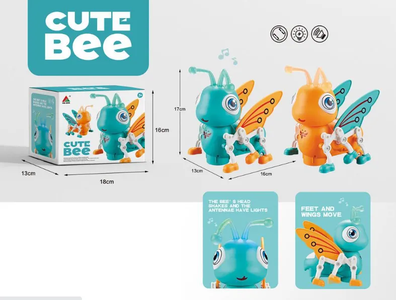 Albinuță mergătoare cu lumini și sunet, FW-2062A