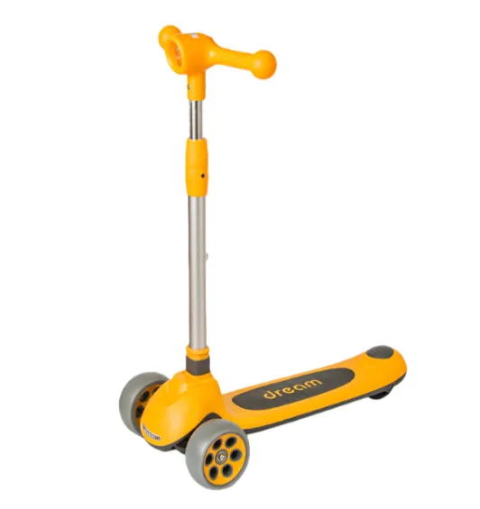 Trotineta pentru copii 888, galbenă, cod 176046