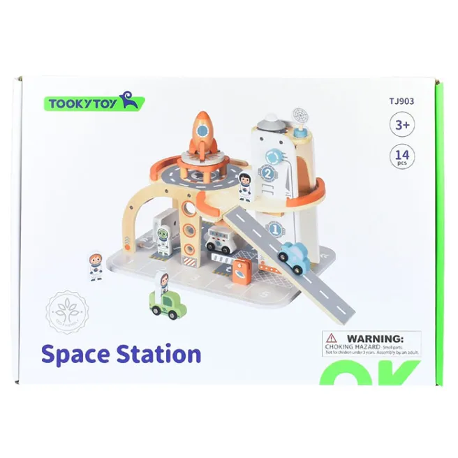 Set de joacă din lemn Stație spațială, cod 61960