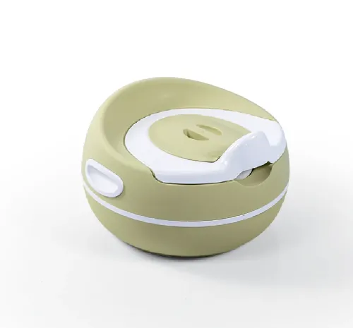 Oliță pentru copii cu capac și bază antiderapantă, bej, Dolu (7194)