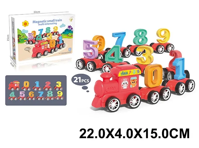 Locomotivă cu abur pe un magnet Art.90124