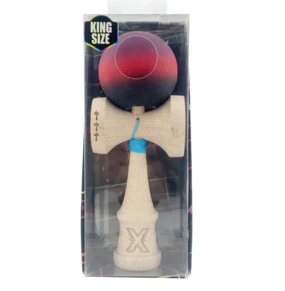 „Kendama X Original”, Profesionala, Flippy, Rulment Metalic, Ața 55 cm, Cupe Mari, 7 х 6 х 18 cm, gradient mov-roșu „Kendama X Original”, Profesionala, Flippy, Rulment Metalic, Ața 55 cm, Cupe Mari, 7 х 6 х 18 cm, gradient mov-roșu