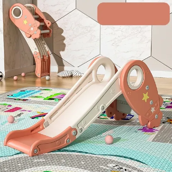 Tobogan pentru copii (125x55cm) (SMHT008 / 2 roz)