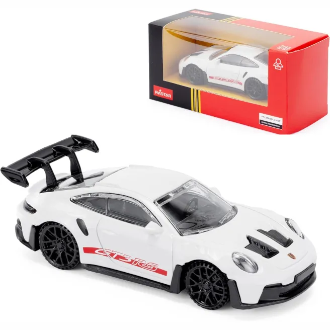 Mașină RASTAR Die cast 1:43 Porsche 911 GT3 RS, alb, cod 1915D