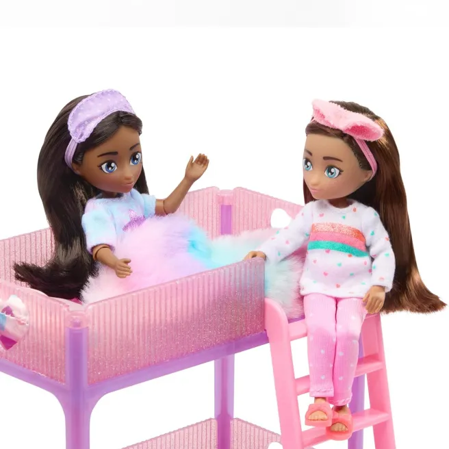 Set 2 păpuși Battat Hey Bestie Ora de culcare, cod 2032D Set 2 păpuși Battat Hey Bestie Ora de culcare, cod 2032D