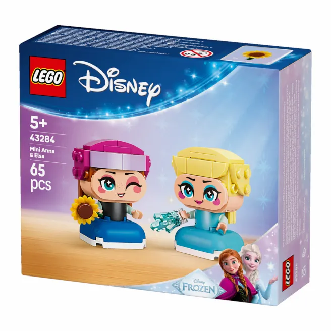 Constructor LEGO Disney Mini Anna și Elsa, art. 43284