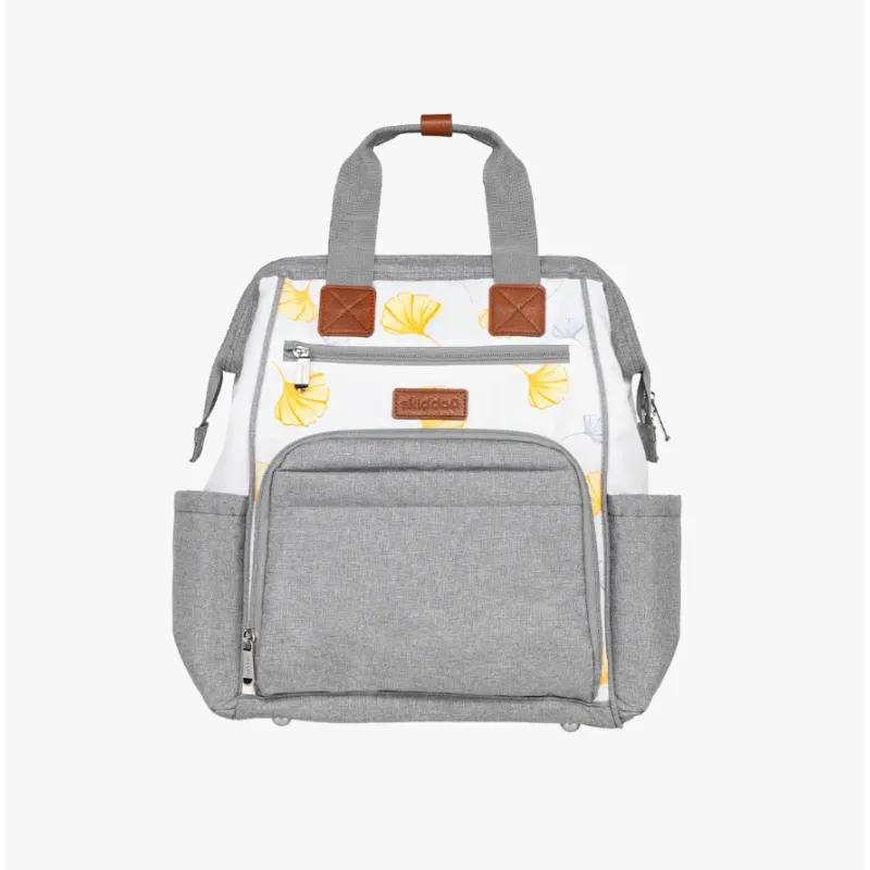 Rucsac pentru mame Skiddou Astrid vanilla delight (2080016) Galben-Gri