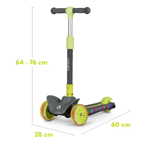 Trotinetă Lionelo Timmy Green Lime Trotinetă Lionelo Timmy Green Lime