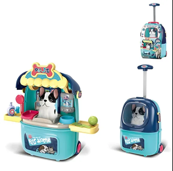 Valiză cu animal de companie și accesorii