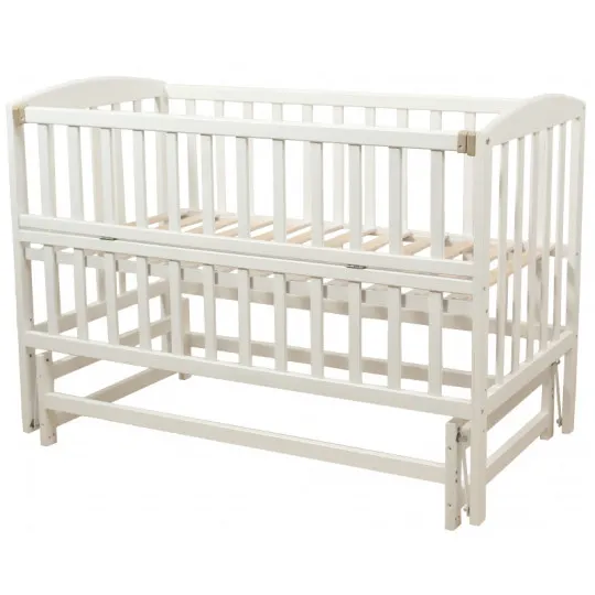 Pătuţ Eucalyptus Bimbi Plus (DS-1201) Alb