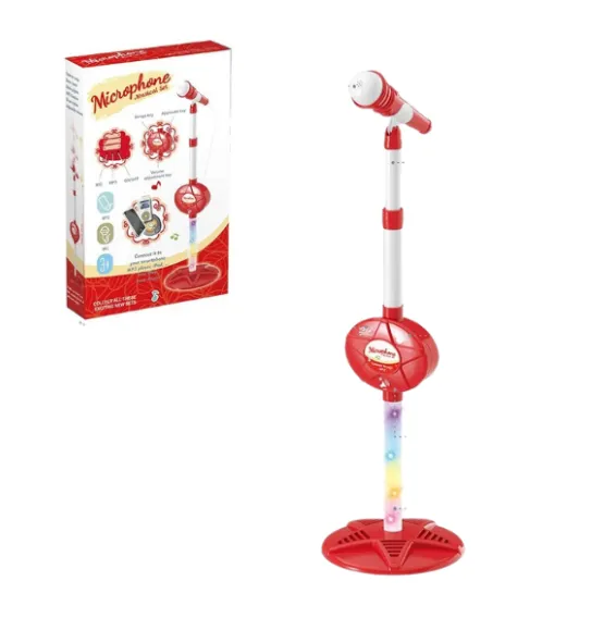 Microfon cu stativ pentru copii „Set muzical”