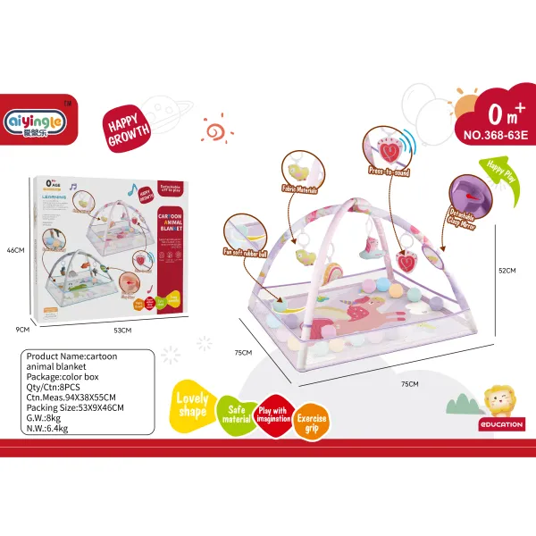 Covoras cu accesorii - Unicorn 008262 