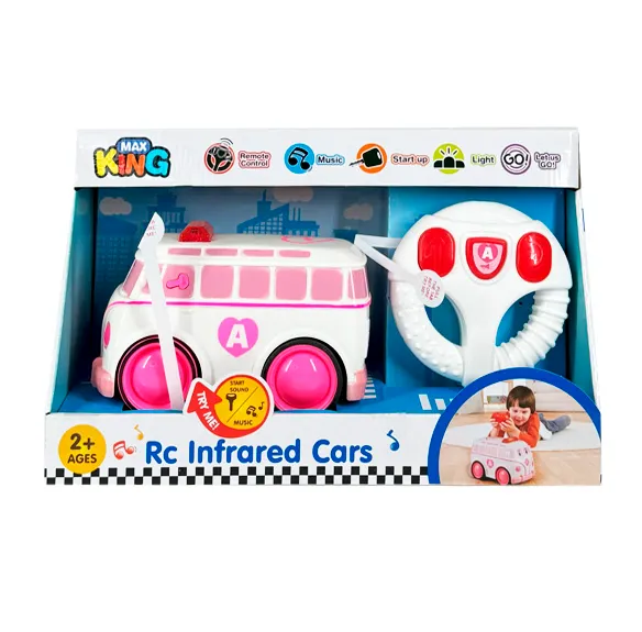 Mașinuță de jucărie cu telecomandă, lumini și sunet 31702ABC