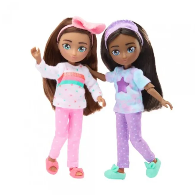 Set 2 păpuși Battat Hey Bestie Ora de culcare, cod 2032D Set 2 păpuși Battat Hey Bestie Ora de culcare, cod 2032D