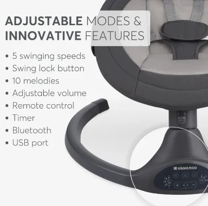 Balansoar Kikkaboo Codie Beige 2025