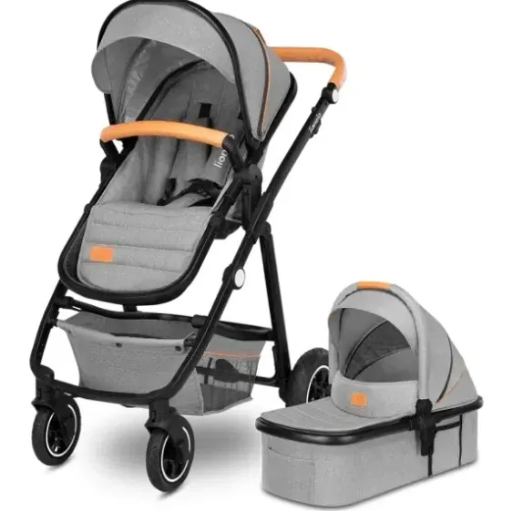 Carucior 2/1 Lionelo Amber Grey Stone