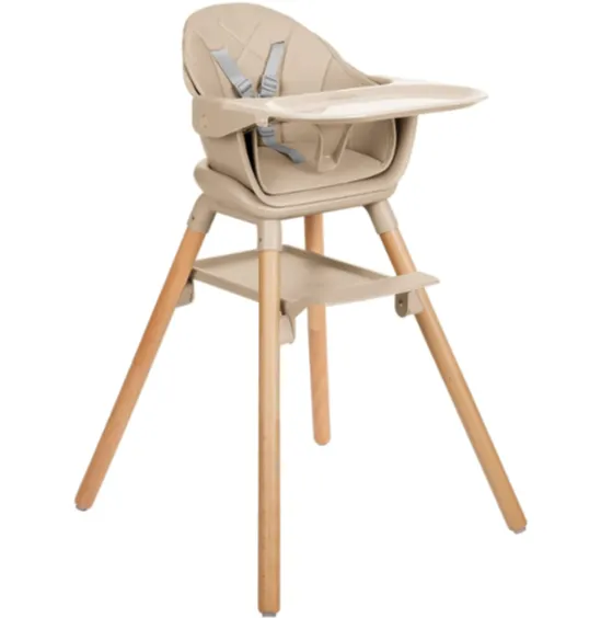 Scaun de masa 6 in 1 Kikkaboo Woody Beige