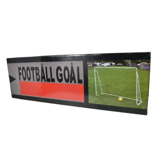 Poartă de fotbal metalică cu plasă, cod 990109 Poartă de fotbal metalică cu plasă, cod 990109