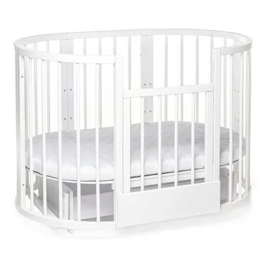 Pătuţ Eucalyptus Olivia Plus (DS-8011) Alb