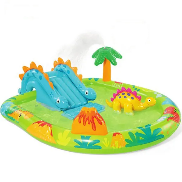 Centru de joacă cu apă pentru copii Intex „Little Dino”, 191x152x58 cm Apt. 57166