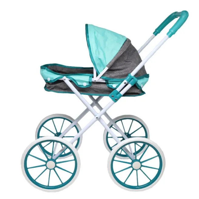 Cărucior pentru păpuși cu roți mari, cod 822018