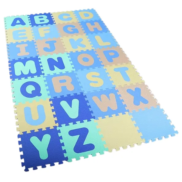 Covoraș-puzzle educativ „Alfabetul”, 28 elem.