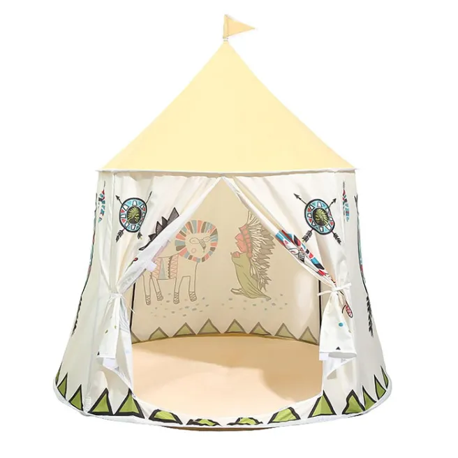 Cort de joacă galbenă