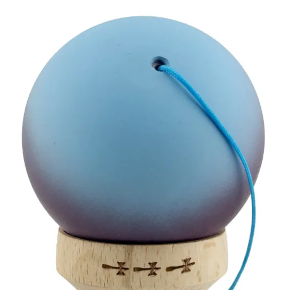 „Kendama X Original”, Profesionala, Flippy, Rulment Metalic, Ața 55 cm, Cupe Mari, 7 x 6 x 18 cm, gradient albastru-mov „Kendama X Original”, Profesionala, Flippy, Rulment Metalic, Ața 55 cm, Cupe Mari, 7 x 6 x 18 cm, gradient albastru-mov