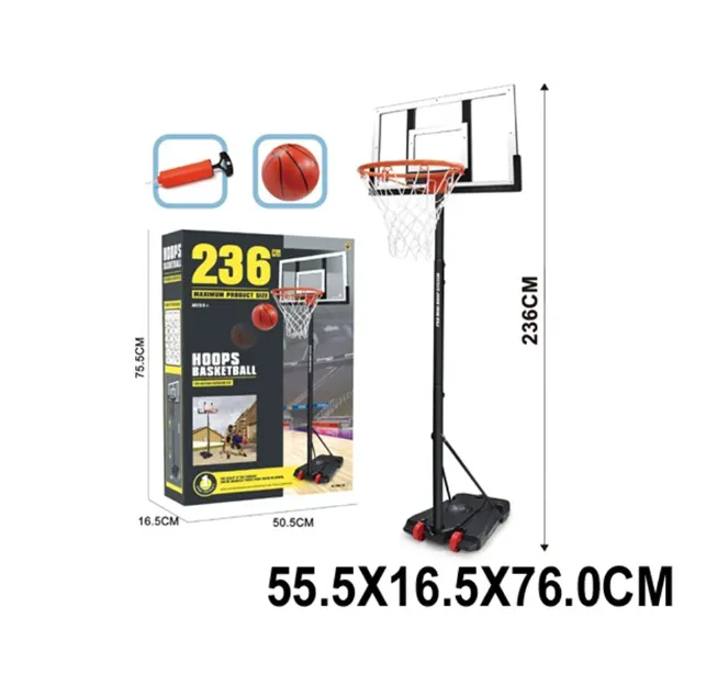 Cos pentru basket pe picior 236cm 54143