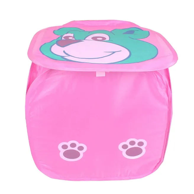 Cos pentru jucarii ursulet, 45x45cm, cod 192004