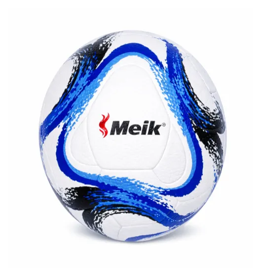 Minge de fotbal Size 5 PVC-Paneled Glued albastru-albastru deschis, cod 2130D