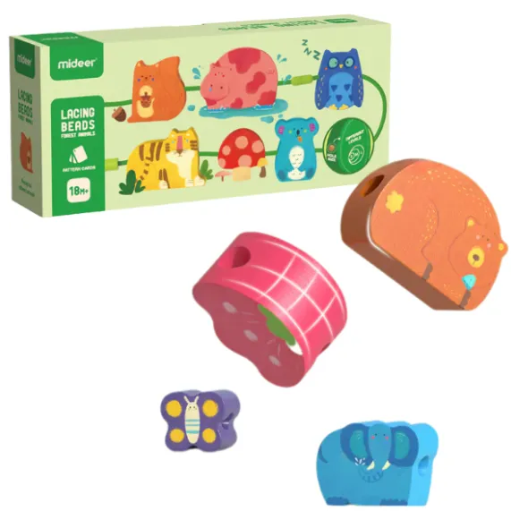 Set șirag „Animale sălbatice”, 12 piese