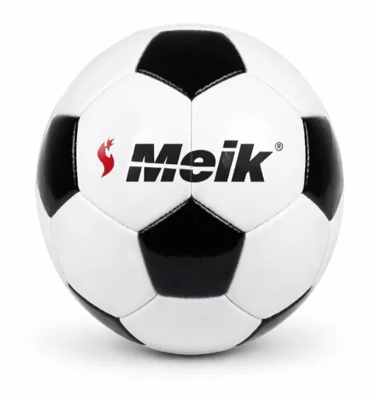 Minge de fotbal Size 5 PVC Foam Football, alb-negru, cod 2144D.