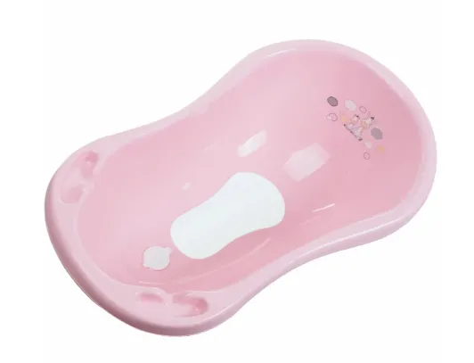 Cadita Maltex Anti-Slip Zebra Pink cu scurgere, 84 cm