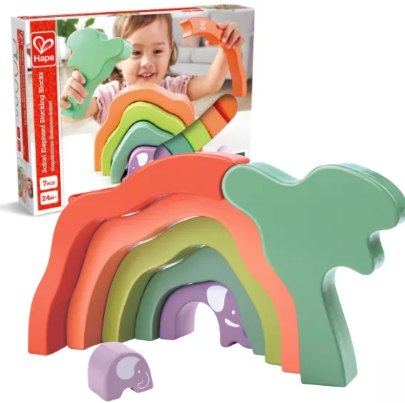 Jucărie educațională 3 în 1 „În safari cu elefanții”