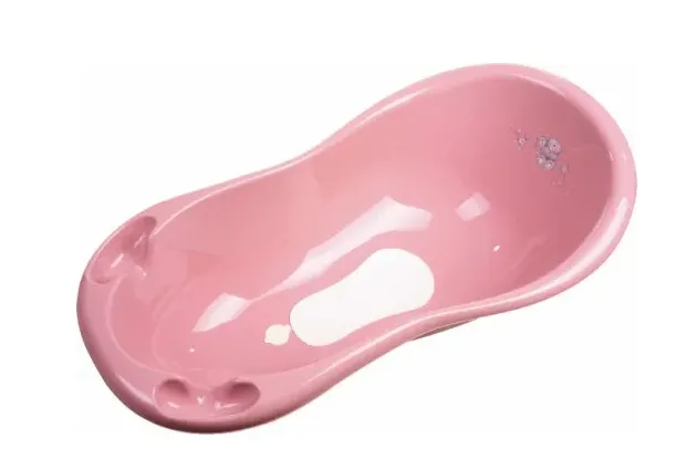 Cădiță Maltex Anti-Slip Pink cu scurgere, 100 cm