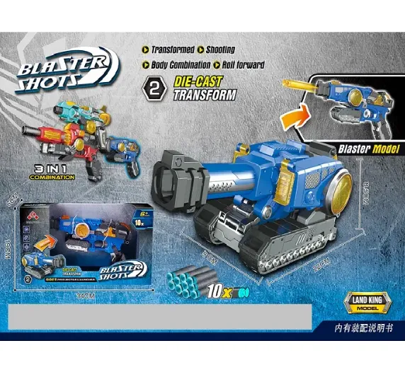 ARMA TRANSFORMER CU GLOANTE MOI (INSTRUCTIUNE IN ROMANA) 72609