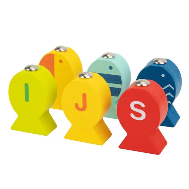 Jucărie din lemn Pescuitul magnetic cu alfabet, cod 57333 Jucărie din lemn Pescuitul magnetic cu alfabet, cod 57333